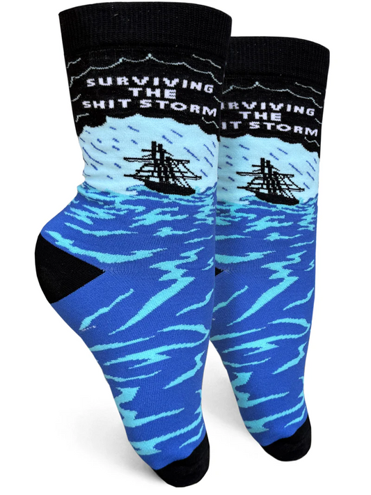 Surviving the Storm Women’s Crew Socks