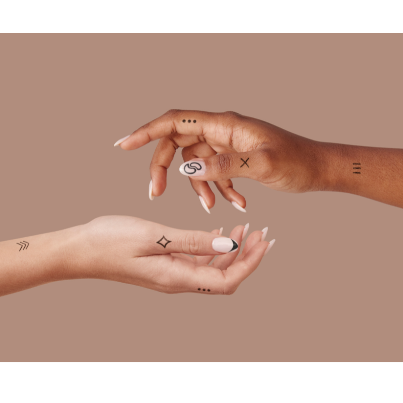 INKED by Dani - Mod Nail Art Temporary Tattoo Pack