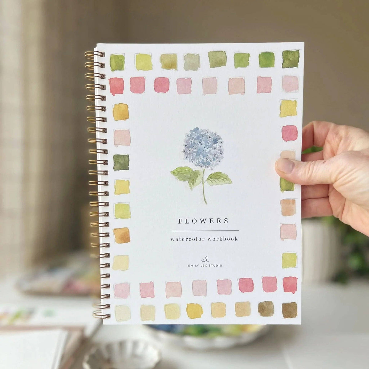 Flowers Watercolor Workbook - emily lex studio