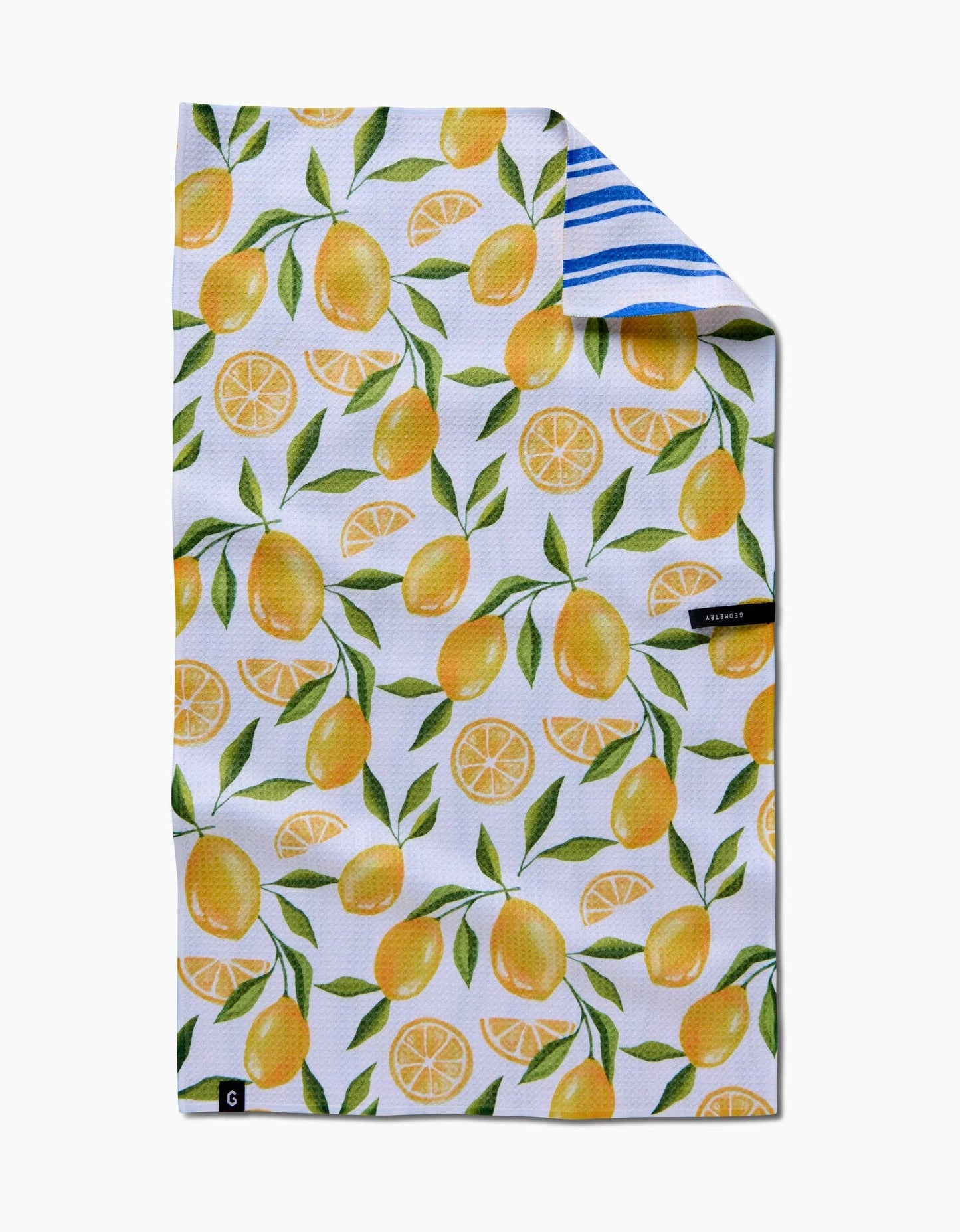 Lemon Bliss Double Sided Tea Towel - Geometry