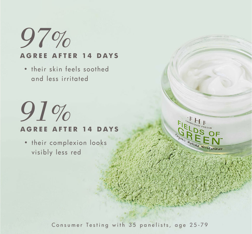 FIELDS OF GREEN™ORGANIC MATCHA ULTRA-SOOTHING MOISTURIZER  - FarmHouse Fresh