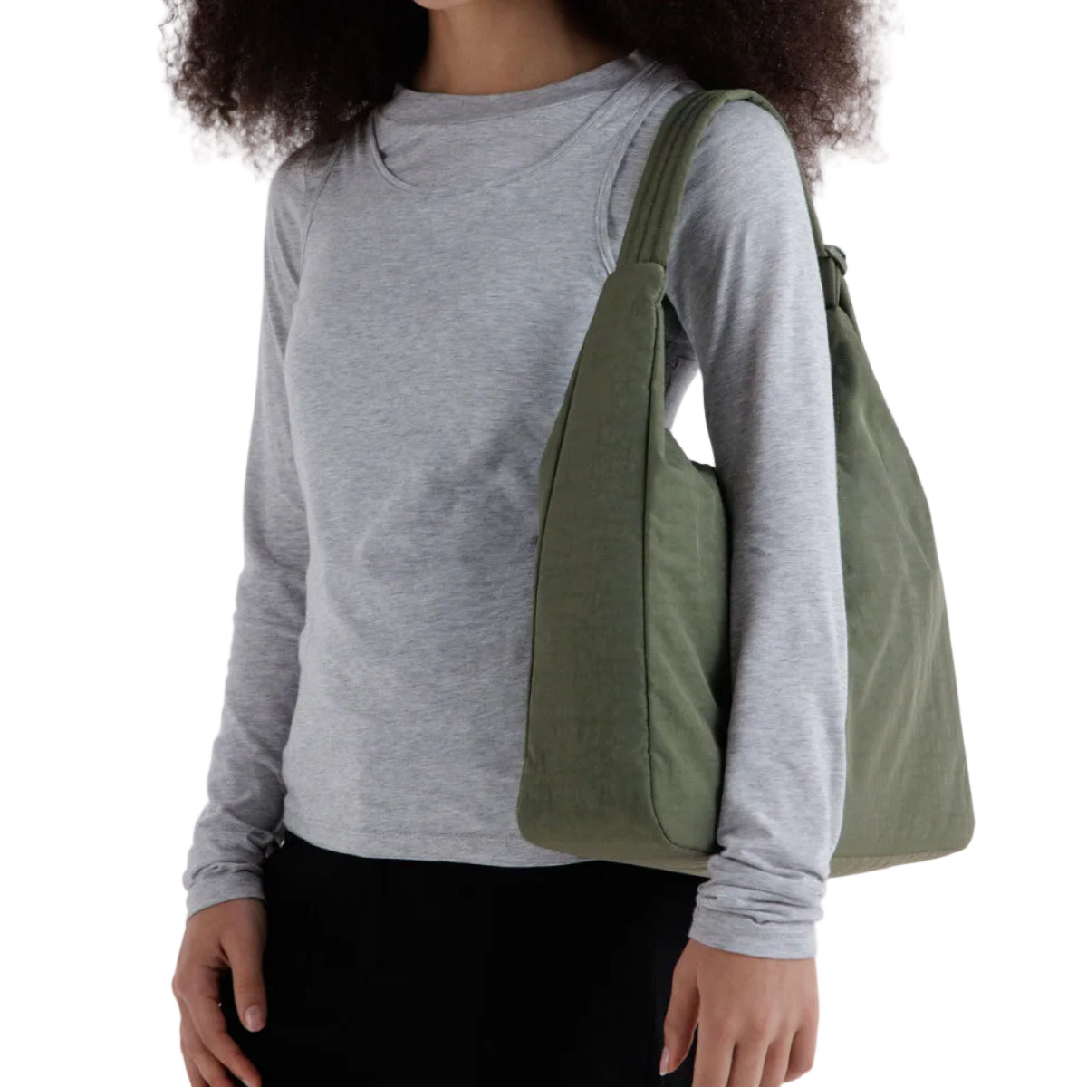 Nylon Shoulder Bag - Baggu