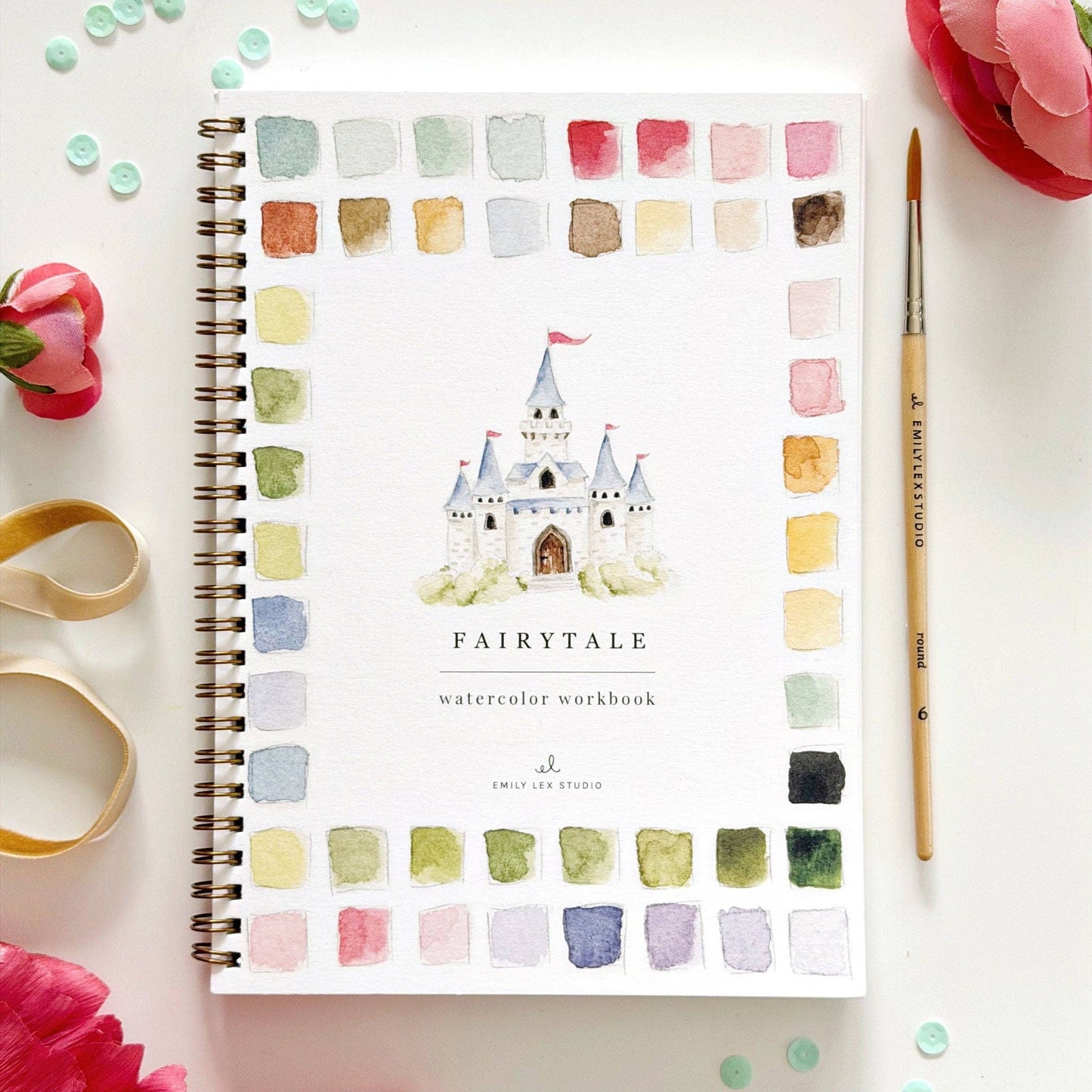 Fairytale Watercolor Workbook - emily lex studio