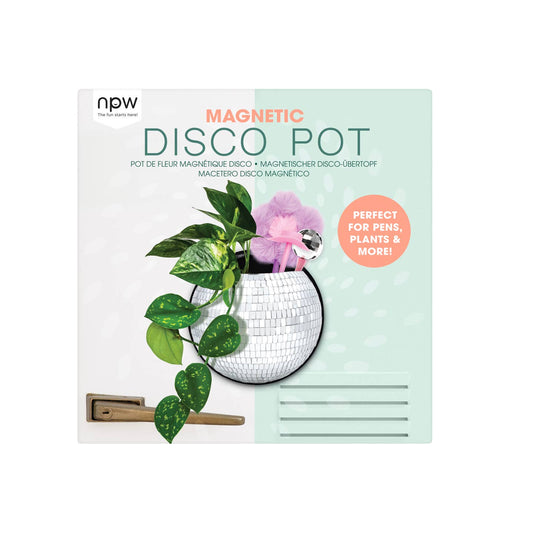 Magnetic Disco Ball - Plant Pot or Pen Holder