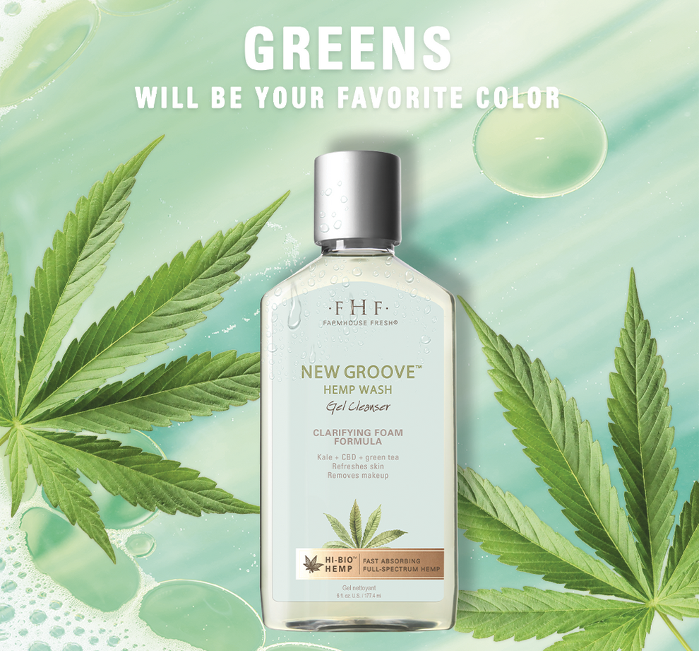 New Groove® Hi-Bio® Hemp Wash Gel Cleanser - FarmHouse Fresh