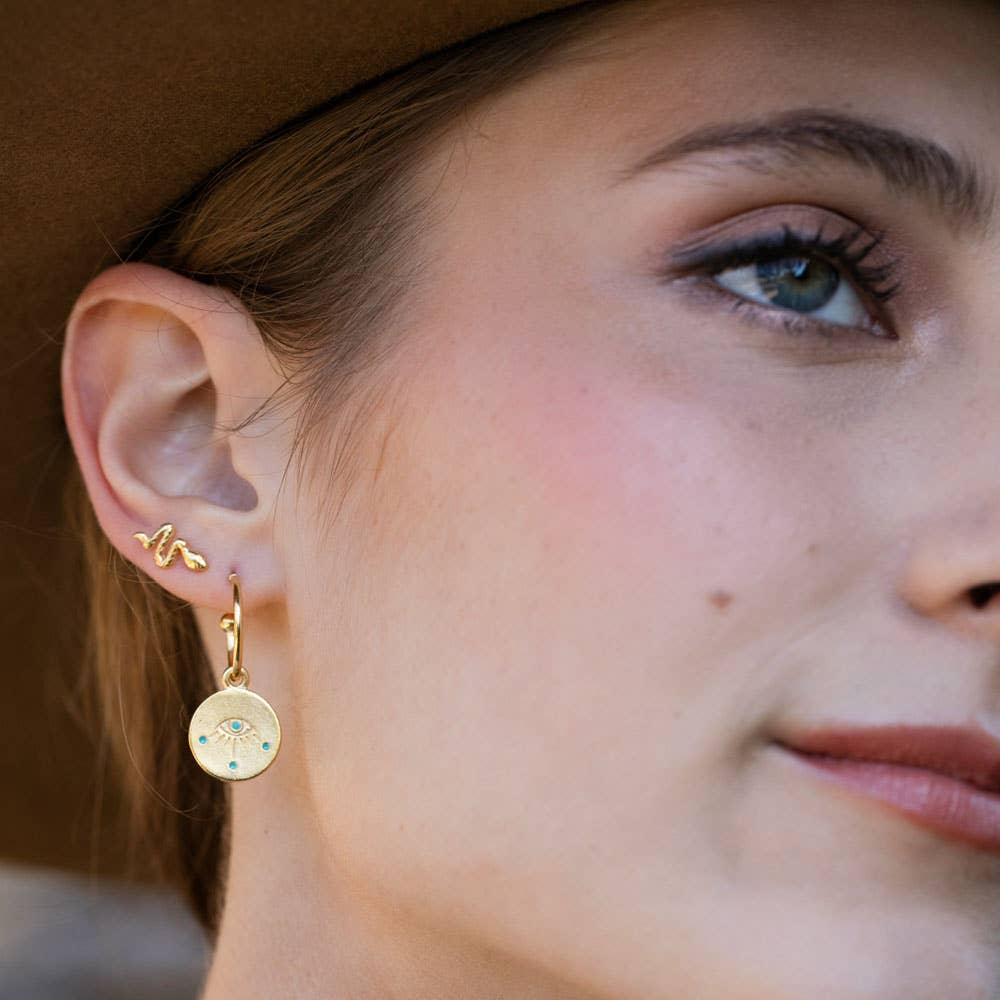 Teeny Tiny Serpent Studs - Amano Studio