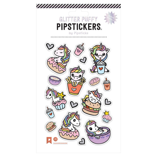 Puffy Fast Food Fantasy Stickers