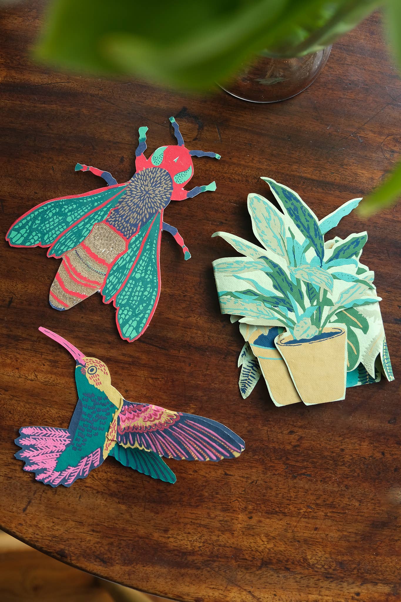 Plant Pot Concertina Greeting Card - East End Press