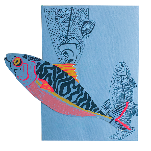 Mackerel Greeting Card - East End Press