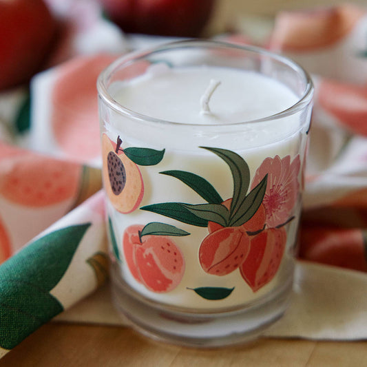Peach Blossom Scented Soy Hand-Poured Candle