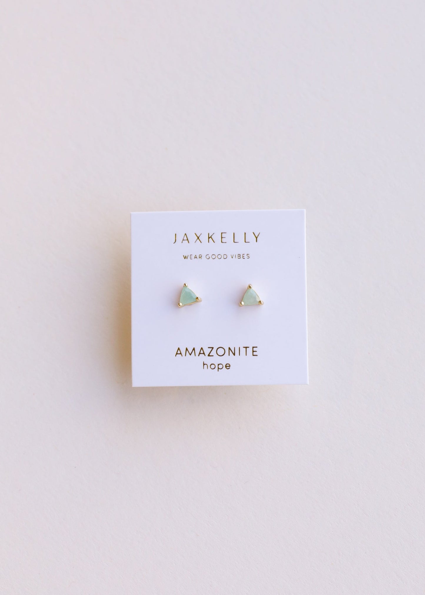 Mini Energy Gem Earrings - Amazonite - JaxKelly