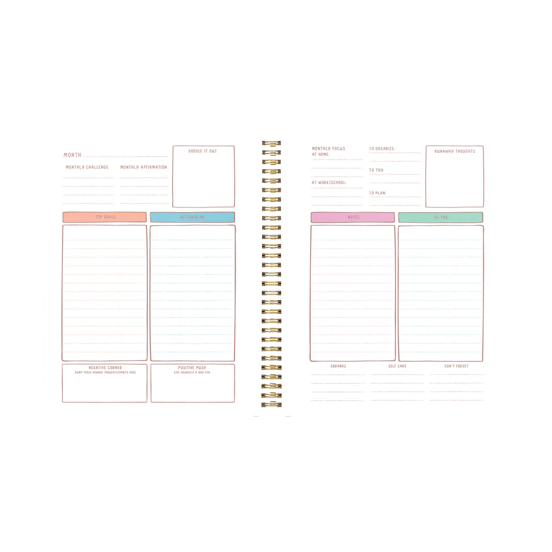 Trippy Floral - Undated Perpetual Planner