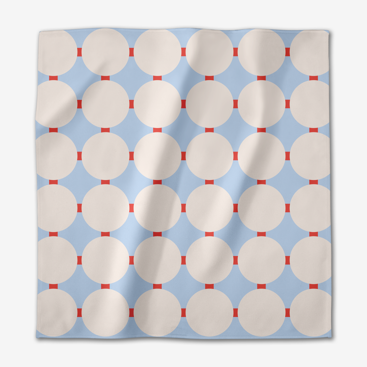 Mist Blue Oasis Dinner Napkin Set