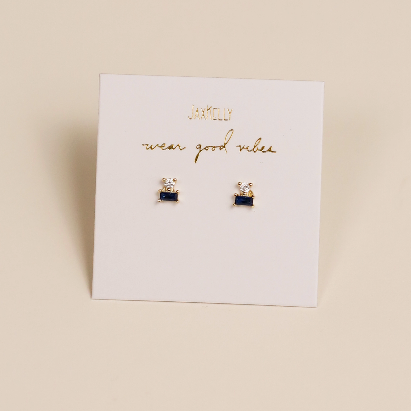 Sapphire Double Stack Earrings