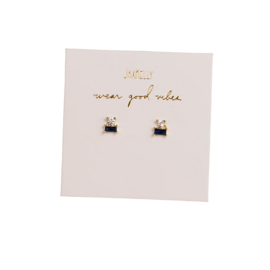 Sapphire Double Stack Earrings