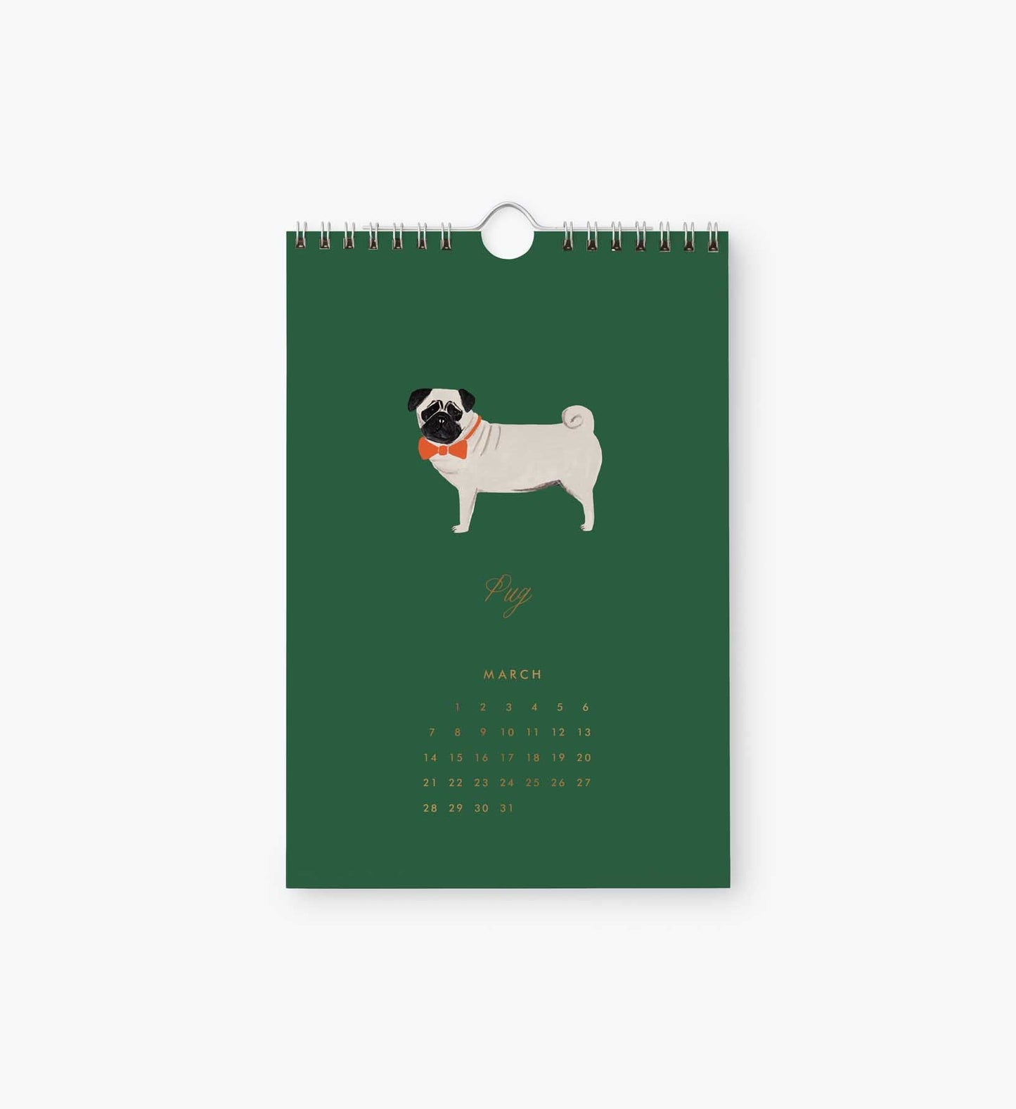 2027 Dog of the Month Kitchen Calendar (6x9)