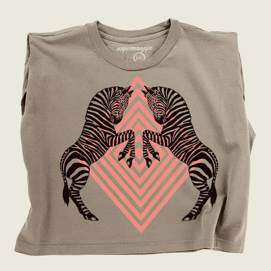 Zebras Maisie Heavyweight Muscle Tee