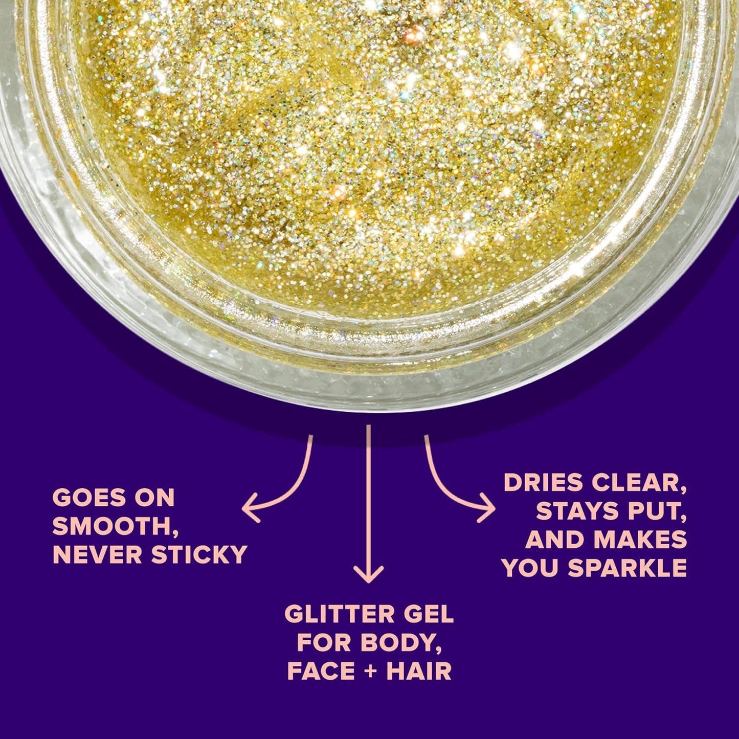 Original Glitter Gel | Bling-Gold | Body Glitter | Shimmer - Unicorn Snot