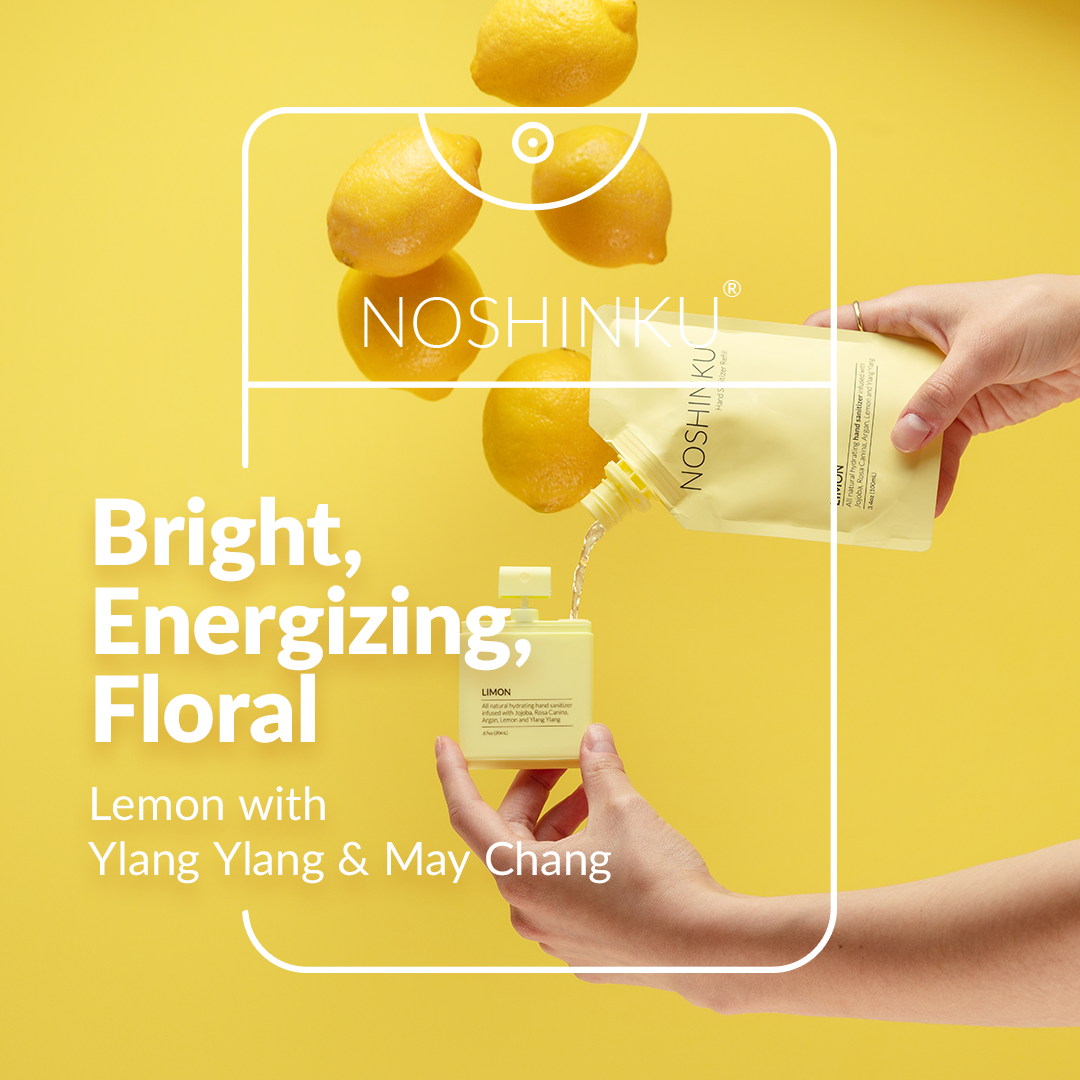 Lemon Ylang-Ylang Hand Moisturizing Sanitizer Refill Pouch - Noshinku
