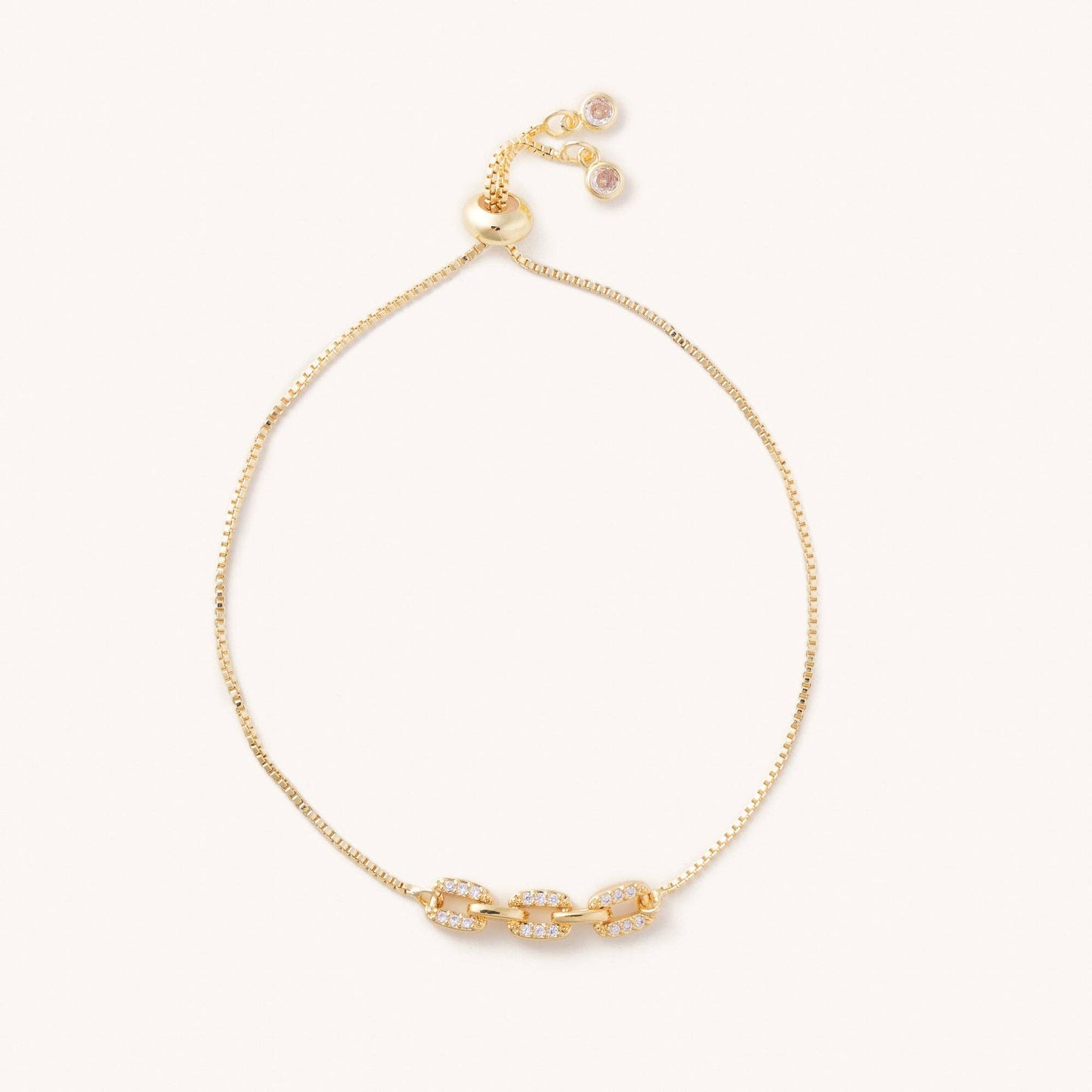 Chloe Gold Slider Bracelets - Waterproof