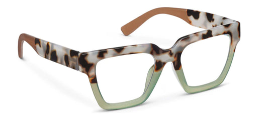 1.75 Take A Bow Chai Tortoise/Green Readers - Peepers