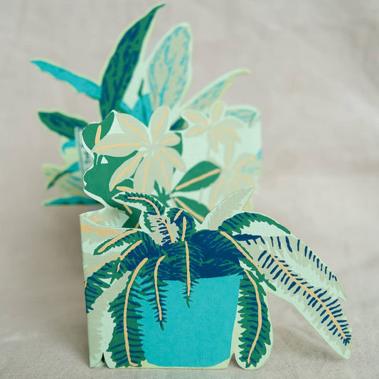 Plant Pot Concertina Greeting Card - East End Press