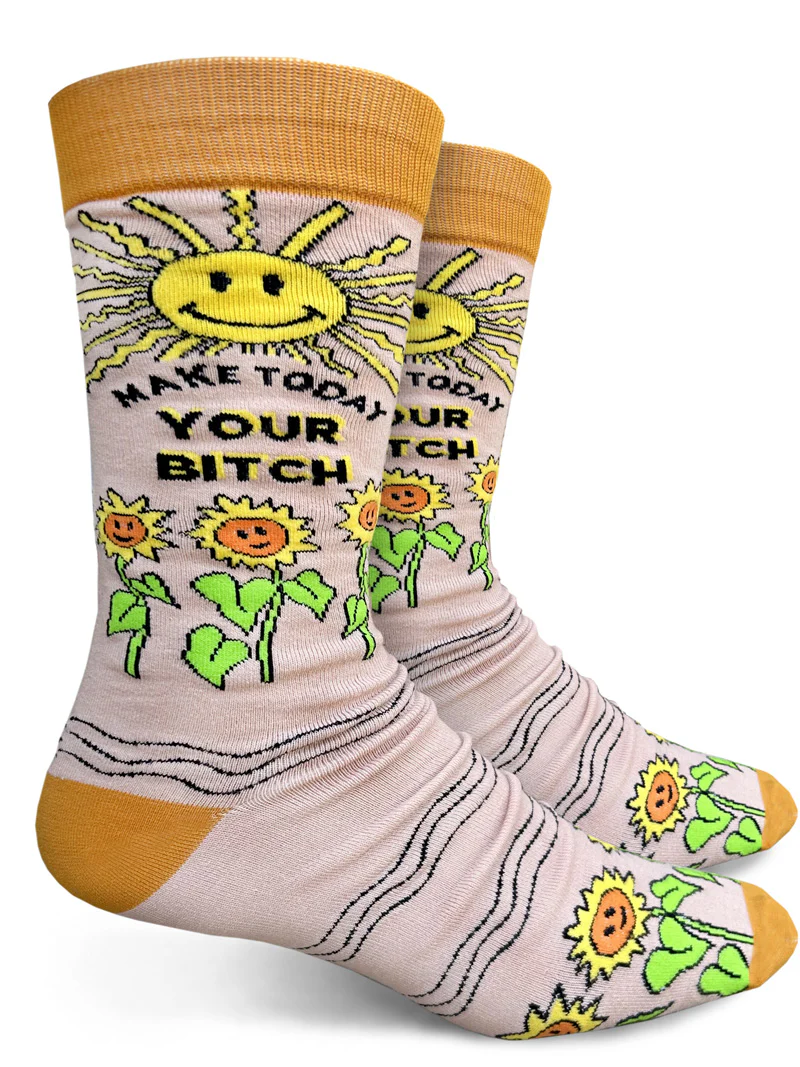 Make Today Your Bitch Men’s Crew Socks