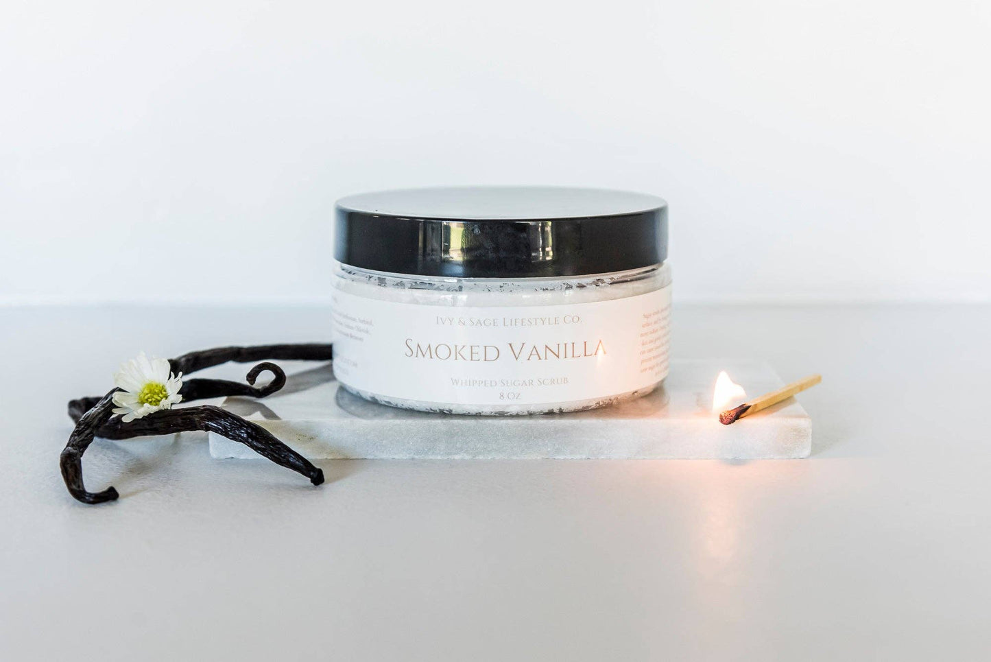 Smoked Vanilla Sugar Scrub - Ivy & Sage Co.