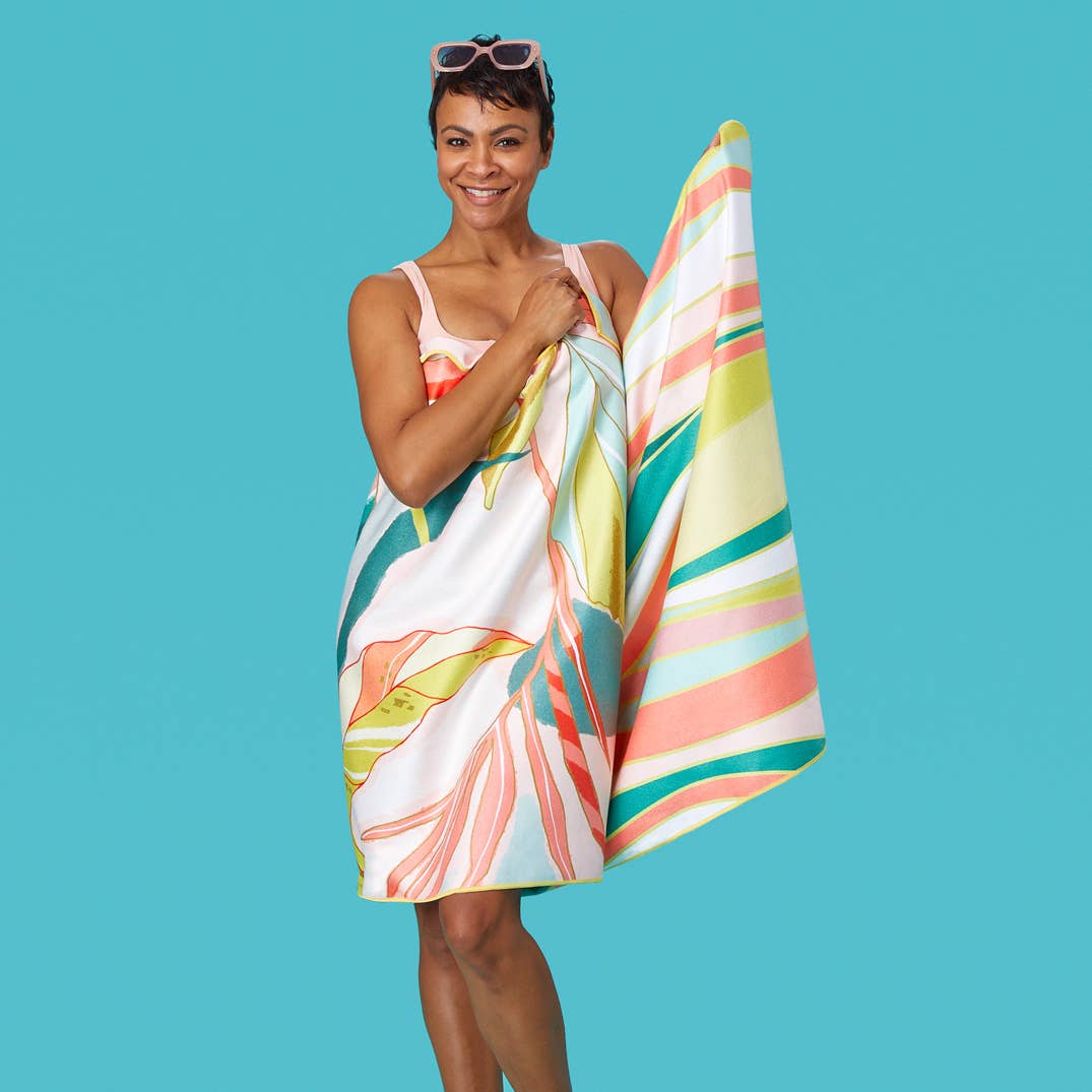 Exotic Leaves | Go Big Microfiber Beach Towel