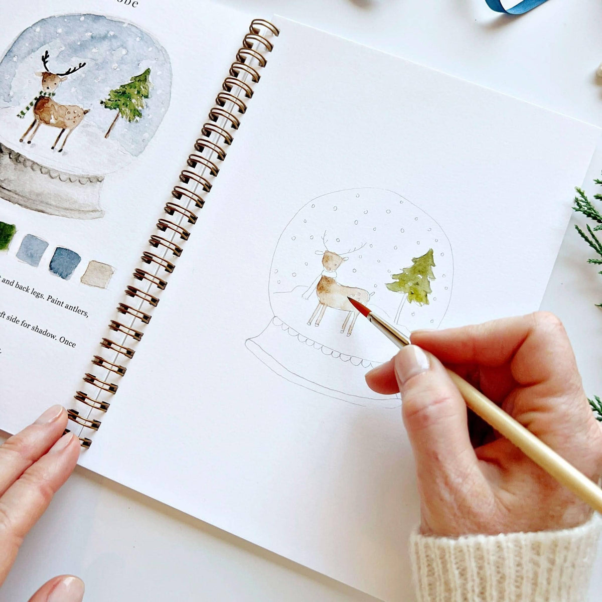 Winter Watercolor Workbook - emily lex studio