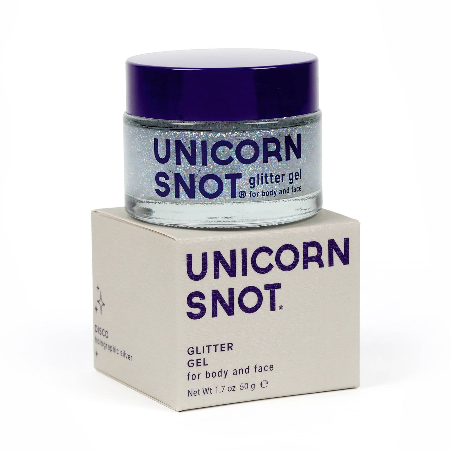 Original Glitter Gel | Disco-Silver | Body Glitter | Shimmer - Unicorn Snot