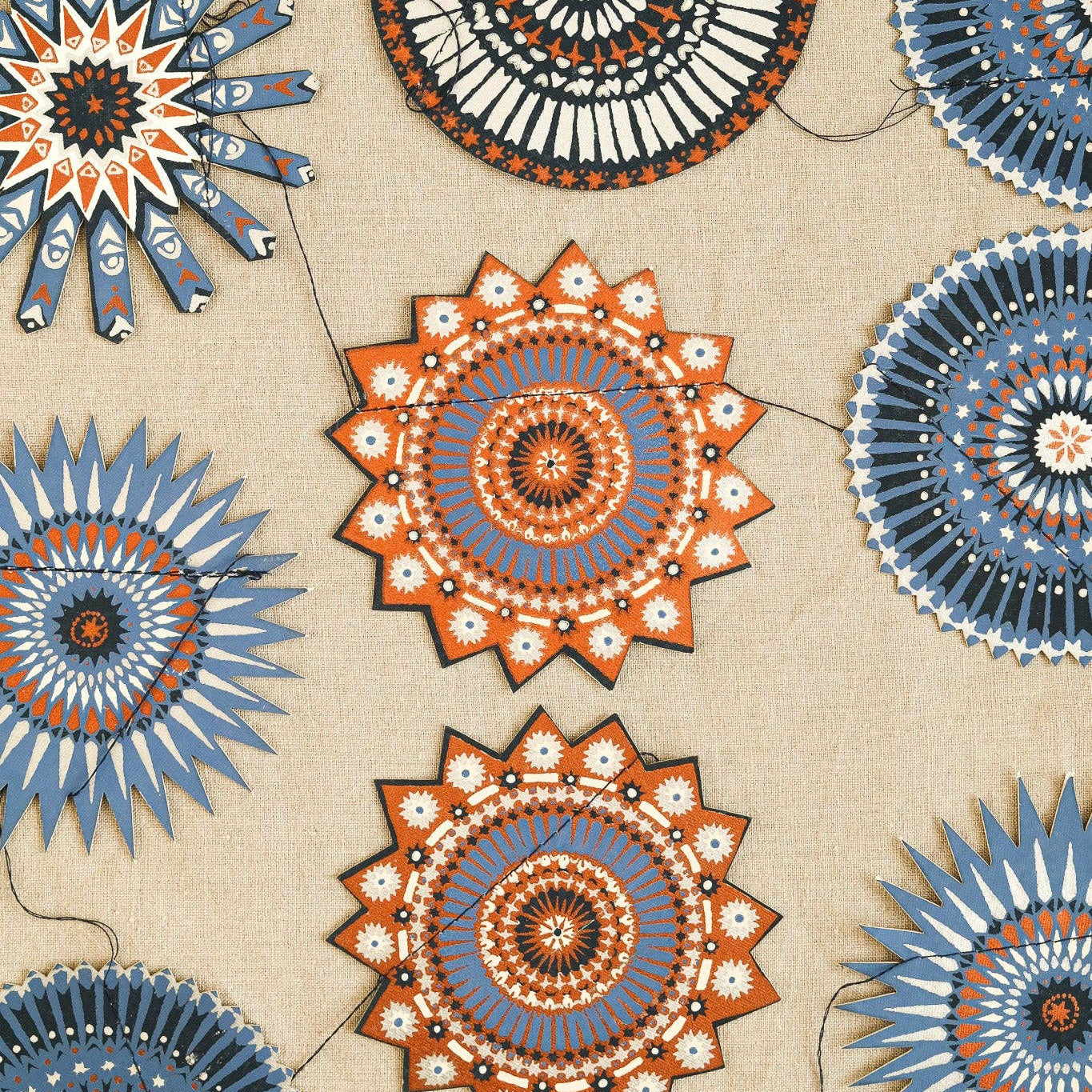 Stars Sewn Garland - East End Press