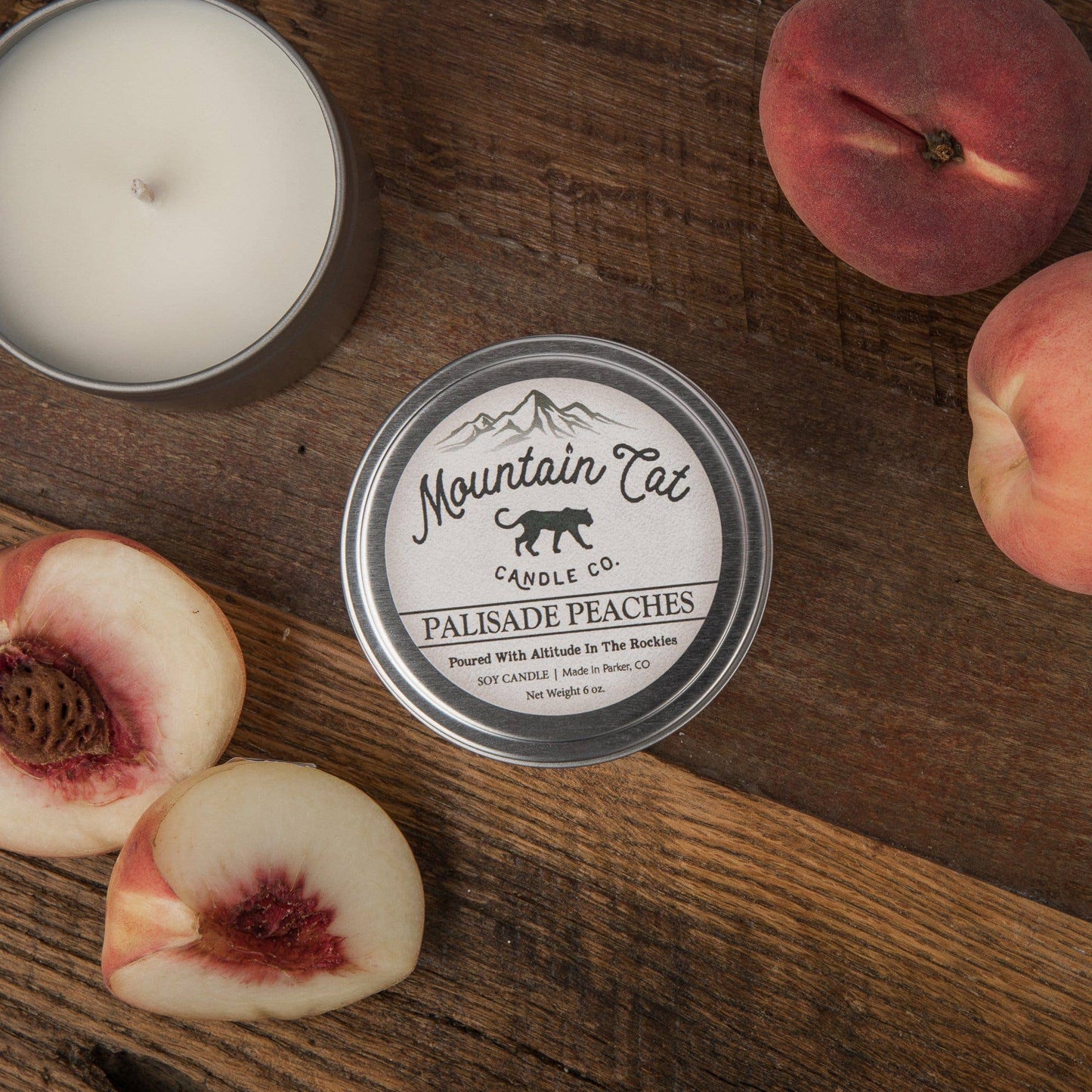 Palisade Peaches Candle - Rustic Cabin Collection