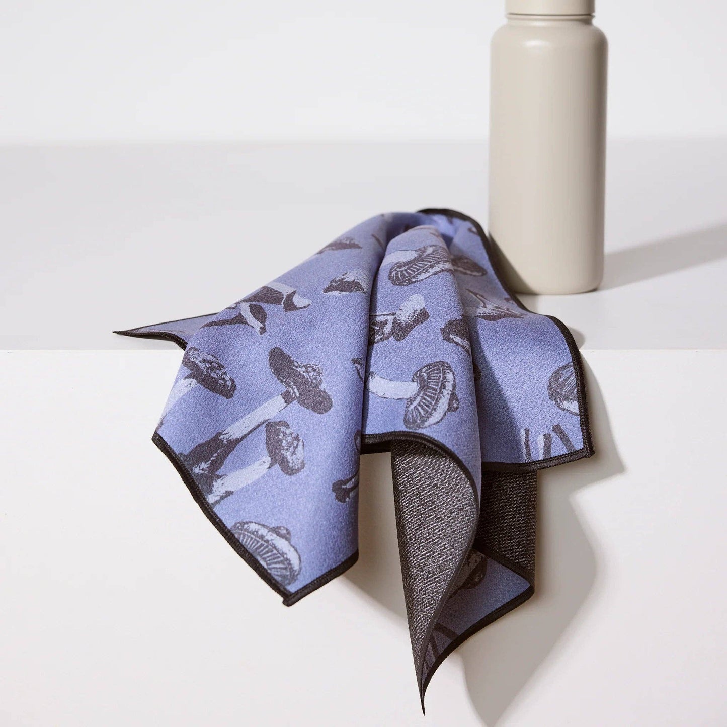 Moody Autumn Mushrooms Fitness Towel - Geometry