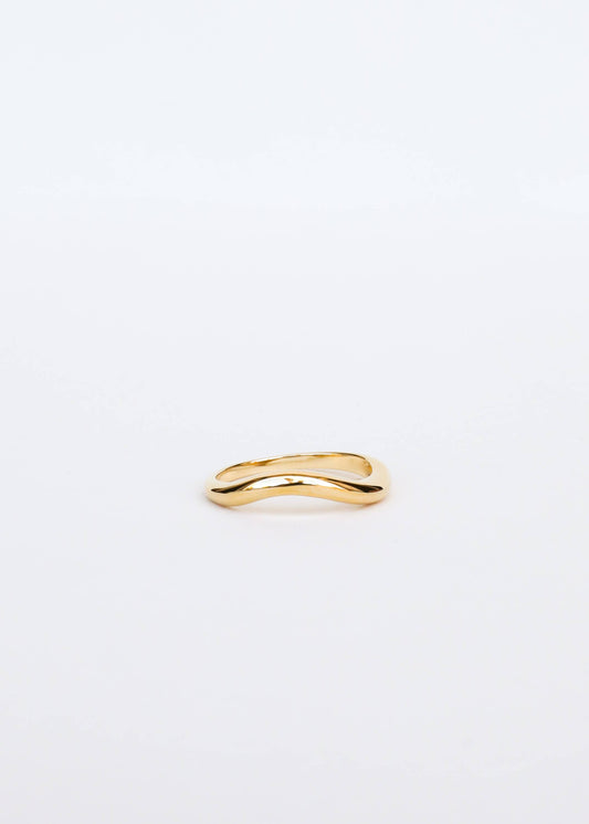 Wave Gold Ring