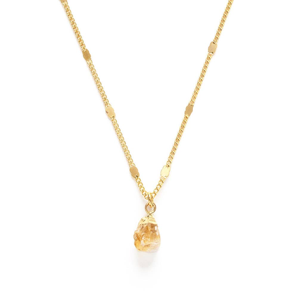 Raw Cut Gemstone Necklaces - Amano Studio