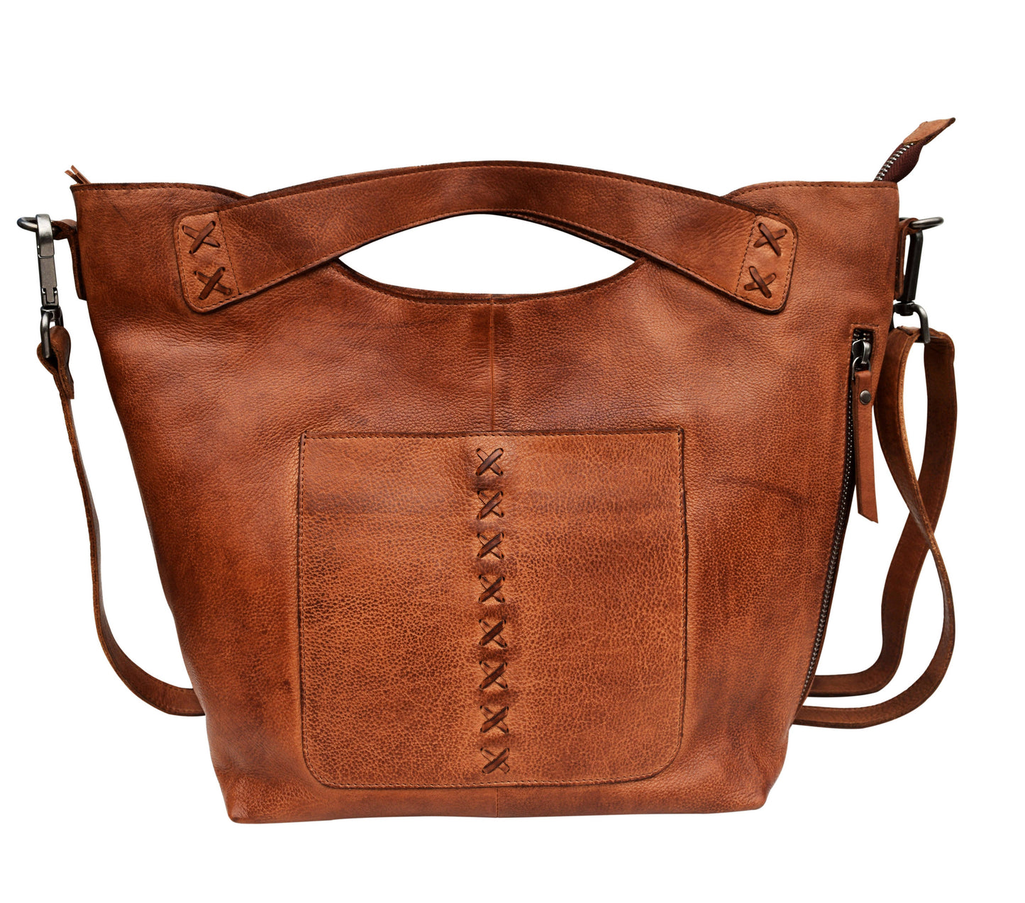 Nala Handcrafted Leather Tote/Crossbody Bags