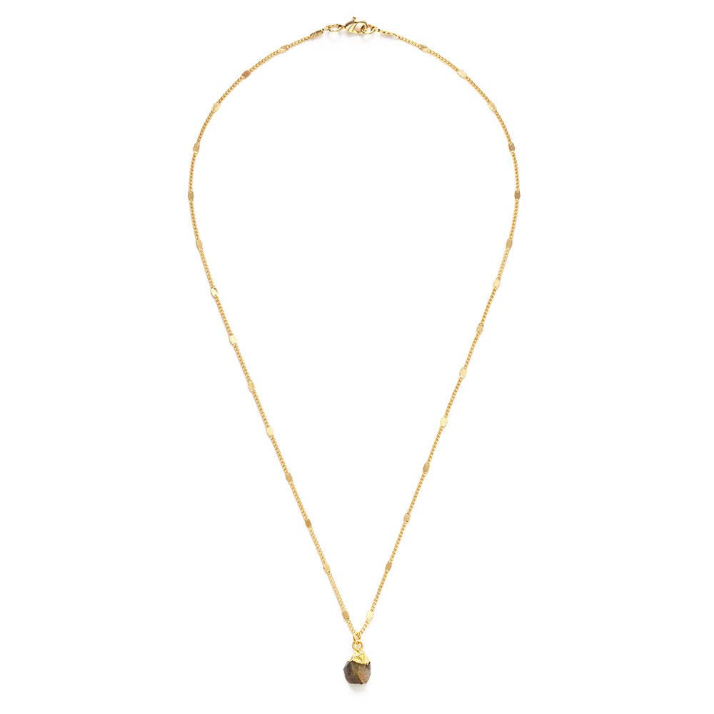 Raw Cut Gemstone Necklaces - Amano Studio