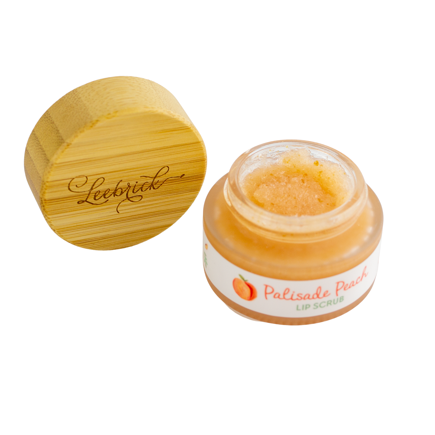 Peach Lip Scrub - Made with real peaches - Eco friendly