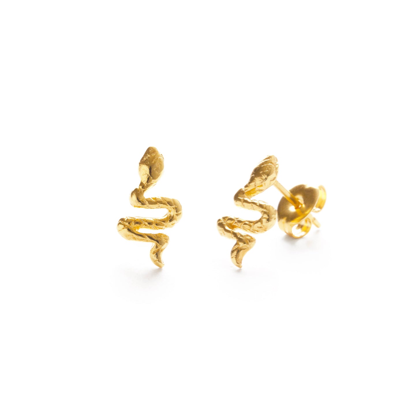 Teeny Tiny Serpent Studs - Amano Studio