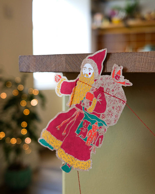 Saint Nicholas Garland - Screen Printed by Hand