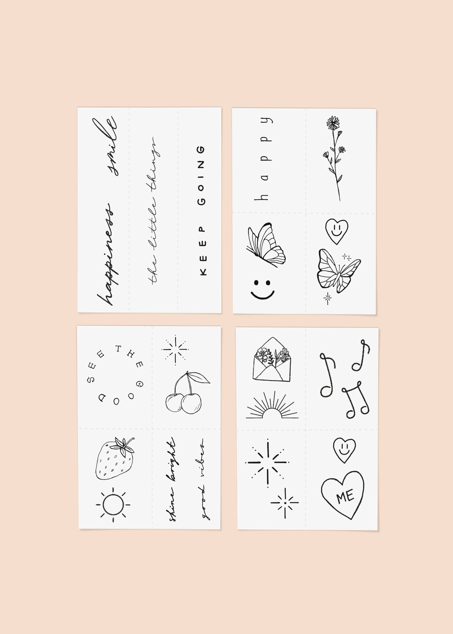 INKED by Dani - Feel Good Temporary Tattoo Pack