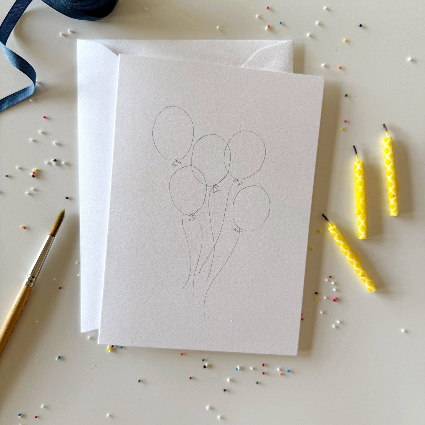 Celebrate Paintable Notecards - emily lex studio