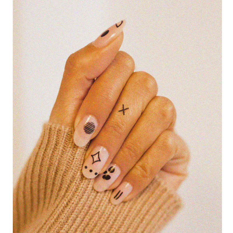 INKED by Dani - Mod Nail Art Temporary Tattoo Pack