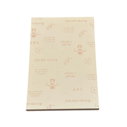 Girl Riot Society Notepad