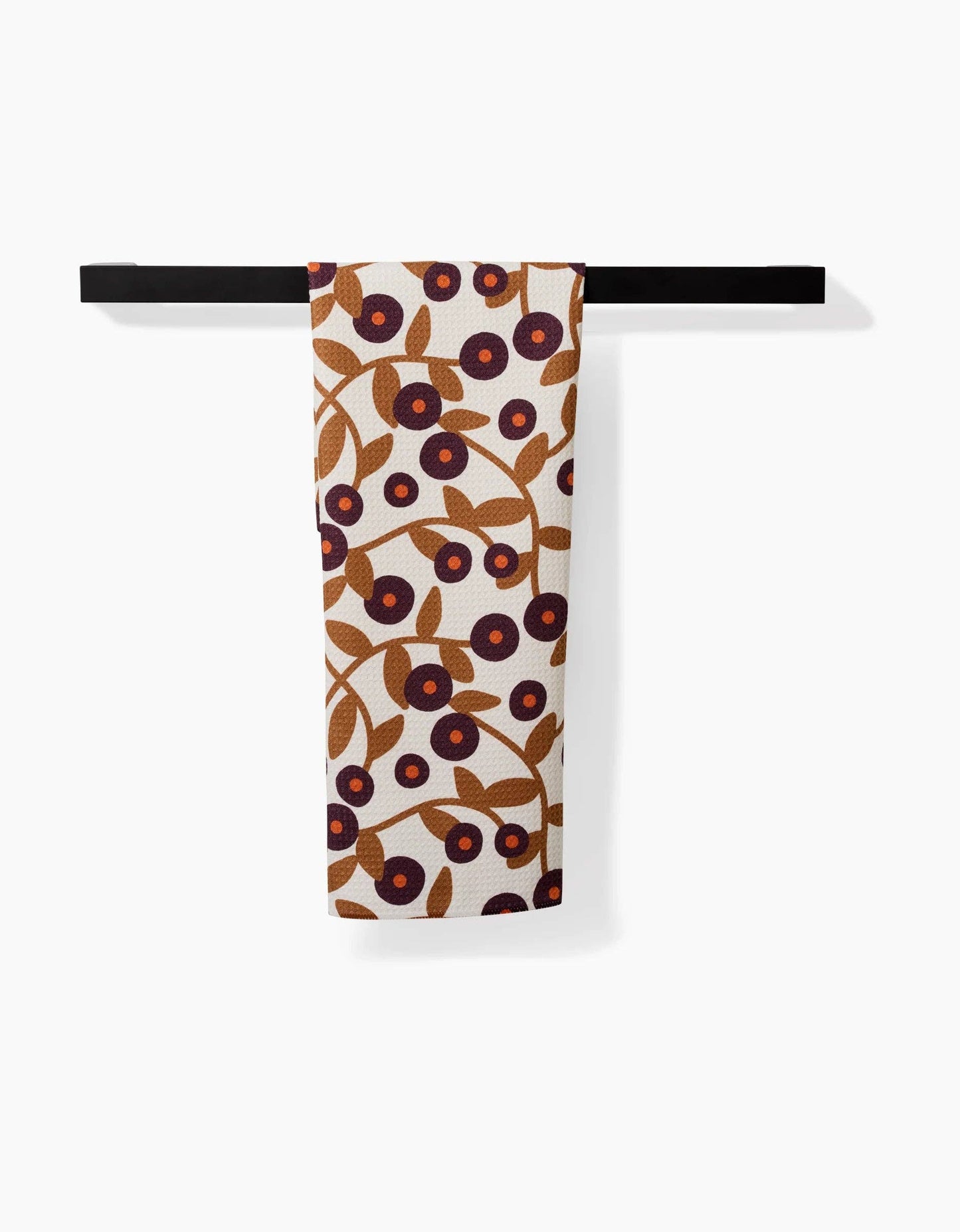 Swirling Vines Tea Towel - Geometry