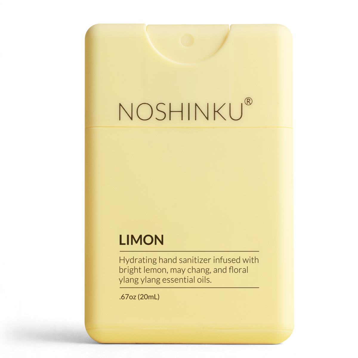 Refillable Lemon Ylang-Ylang Moisturizing Pocket Sanitizer - Noshinku