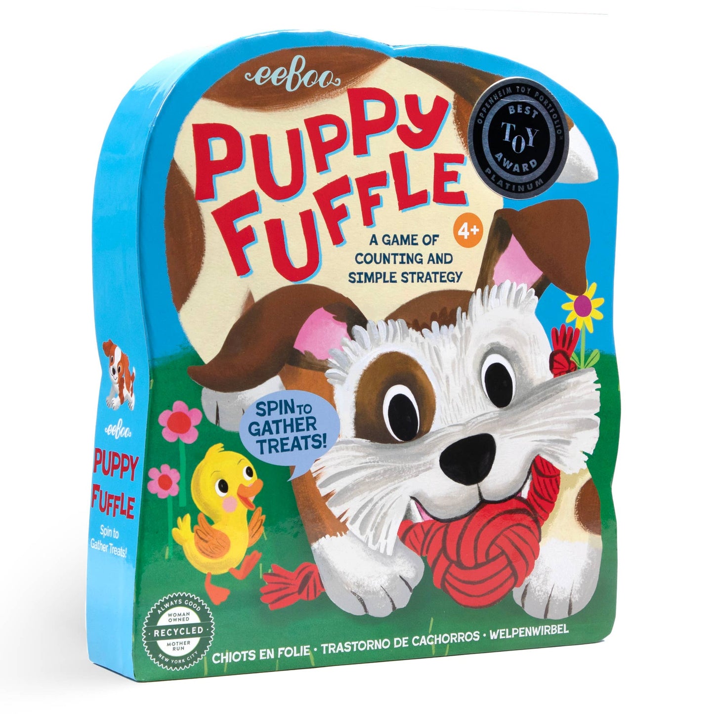 Puppy Fuffle Shaped Board Game - eeBoo