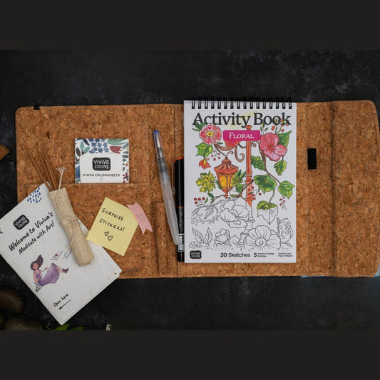 Meditate with Art Kit - Floral | Unwind | Relax