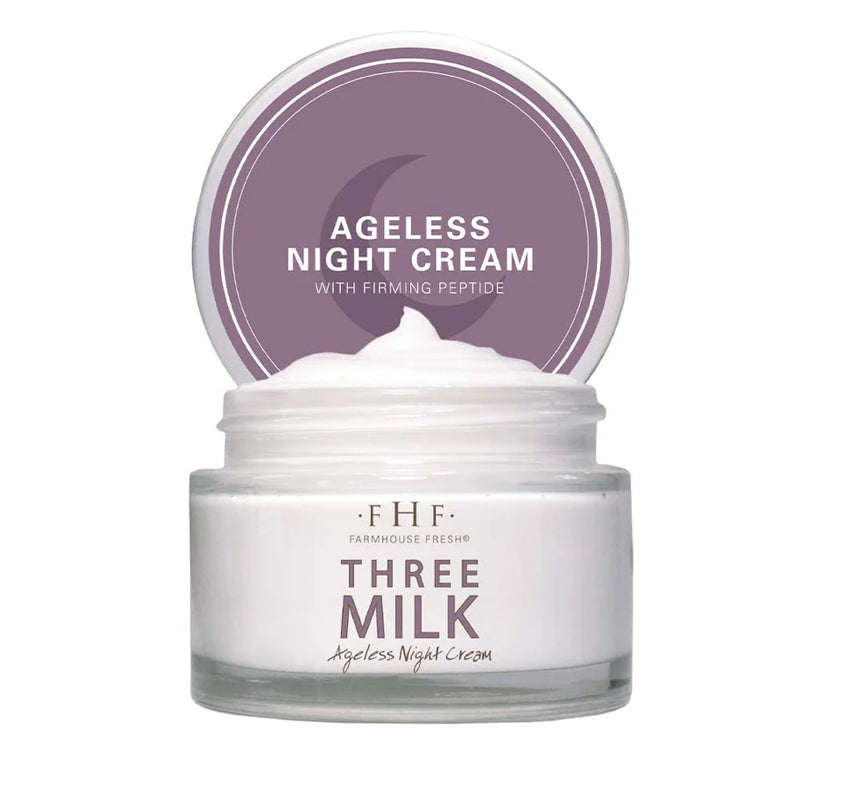 Three Milk Ageless Sleep Cream with Peptides